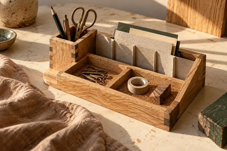 A prototype assembled from reused materials